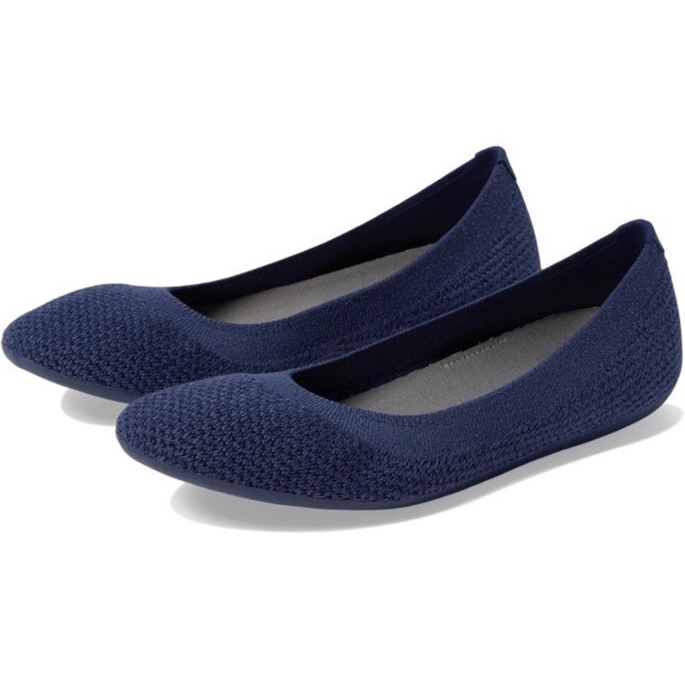 Allbirds Tree Breezers Hazey Indigo Navy Knit Ballet Flats Sz 7